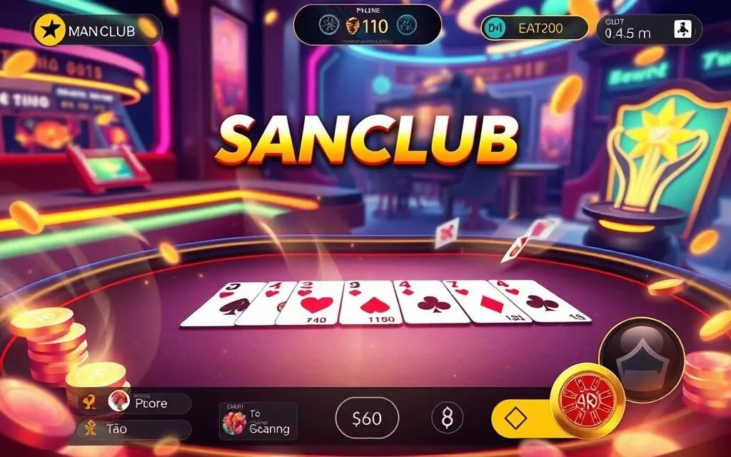 Giao diện SanClub đẹp mắt và thân thiện