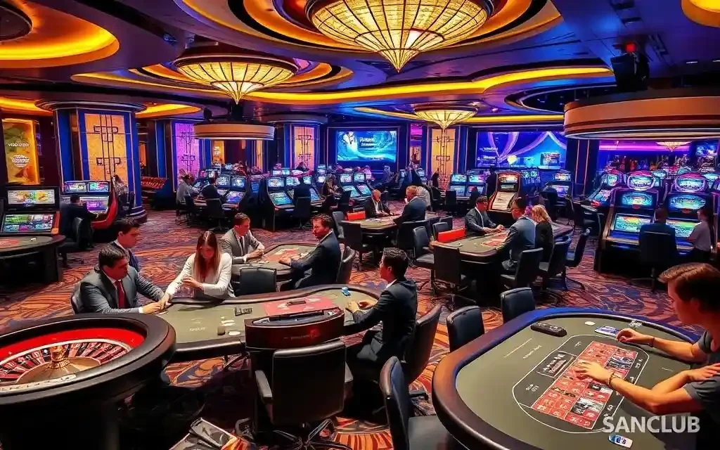 Live casino SanClub cung cấp hơn 100 trò chơi hấp dẫn